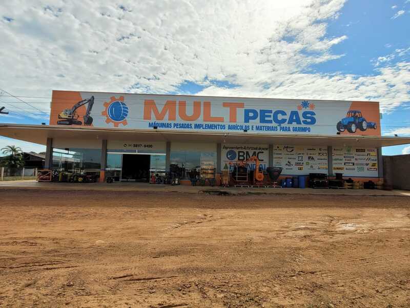 Fachada da loja Multpeças em Moraes de Almeida, Itaituba PA